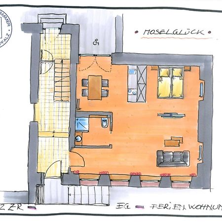 Moselloft Zeltingen-Rachtig Lägenhet Exteriör bild