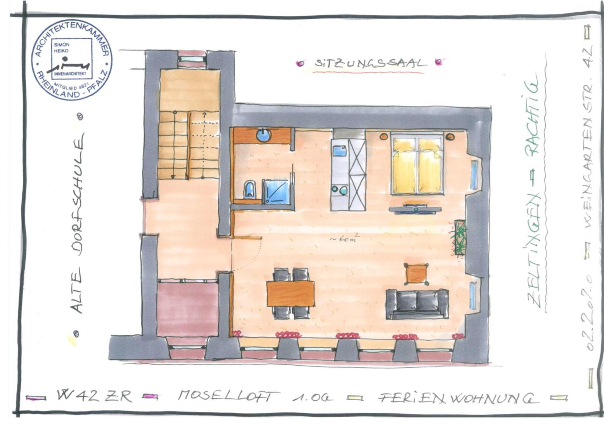 Moselloft Zeltingen-Rachtig Lägenhet Exteriör bild