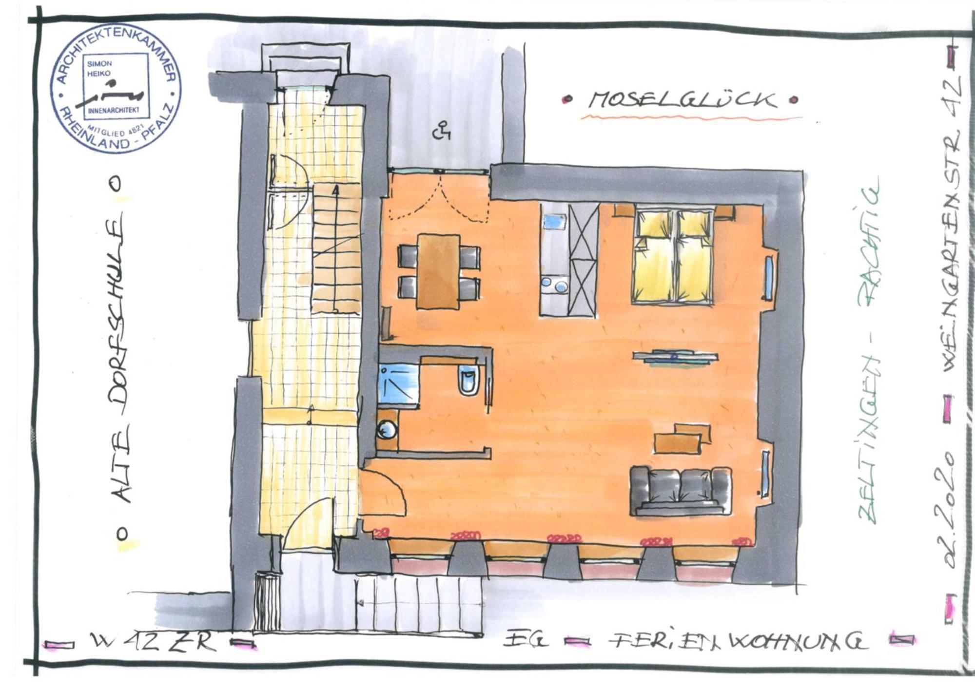 Moselloft Zeltingen-Rachtig Lägenhet Exteriör bild